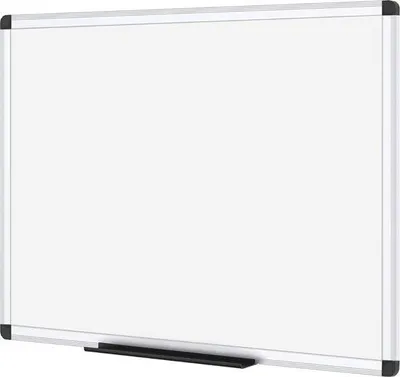 Produktbild von Famanu Whiteboard Memoboard - Magnetisch, abwischbar, 90 x 60 cm, silbernes Aluminiumrahmen