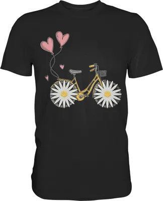 Produktbild von Gänseblümchen Fahrrad Garten Shirt Gänseblumen Gärtner – Black / XXL