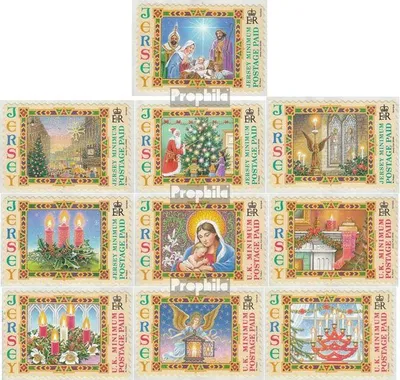 Produktbild von Briefmarken GB - Jersey 2004 Mi 1153I-1162I (kompl.Ausg.) postfrisch Weihnachten