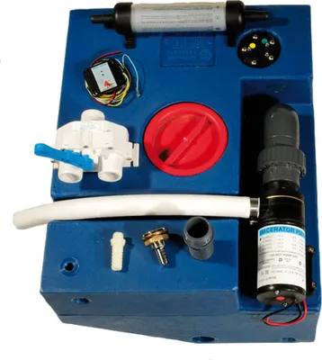 Produktbild von Allpa Polyethylen Fäkalientanksatz Mit Eingebauter Fäkalienpumpe 12v, 50l, 550x430x290mm