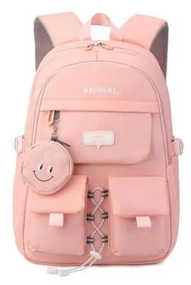 Produktbild von Schulrucksack Teenager College Tagesrucksack Damen Daypack Laptop Rucksack Rosa