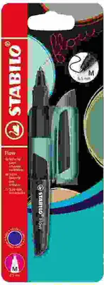 Produktbild von Kugelschreiber - STABILO Flow - hellblau/schwarz