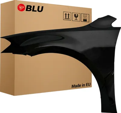 Immagine prodotto di BLU Parafango compatibile con VW Volkswagen Golf VII 7 L041 LO41 Sinistra Schwarz Schwarz | 2012-2017 | Anteriore | Verniciato | Pronto per il montaggio | Acciaio