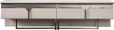 Produktbild von Sideboard RTV Lowboard TV Ständer Holzschrank Schrank Holz Weiß Design