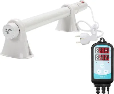 Obrázek produktu pro Skleník s topným tělesem o výkonu 55 W, rozměry 50 cm, s termostatem, pro ochranu rostlin – Luxento