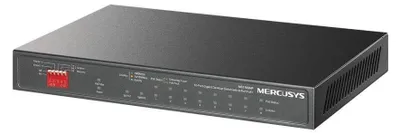 Zdjęcie produktu dla Mercusys MS110GMP, Gigabit Ethernet (10/100/1000), Pełny dupleks, Obsługa PoE, Montaż naścienny / rzutowanie na sufit