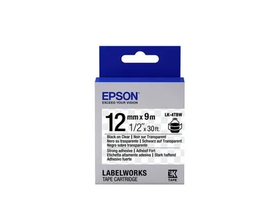 Immagine prodotto di Epson LK-4TBW nastro per etichettatrice Nero trasparente