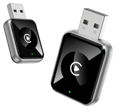 Wireless CarPlay Adapter für iPhone, Bluetooth 5.3, USB-A/USB-C