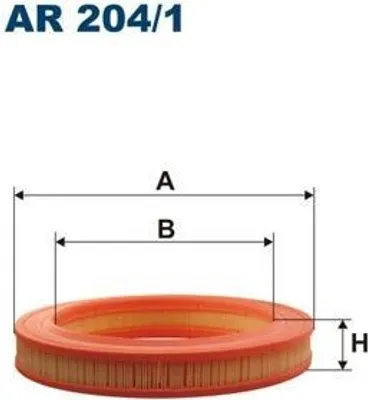 Obrázek produktu pro Vzduchový Filtr Filtron Ar 204/1