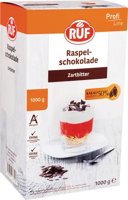 Produktbild von RUF Raspelschokolade Zartbitter 1kg