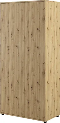Produktbild von Kleiderschrank 101x218x55 cm Bed Concept Lenart BC-20 2-türiger Schrank für vertikale Schrankbetten Artisan Eiche