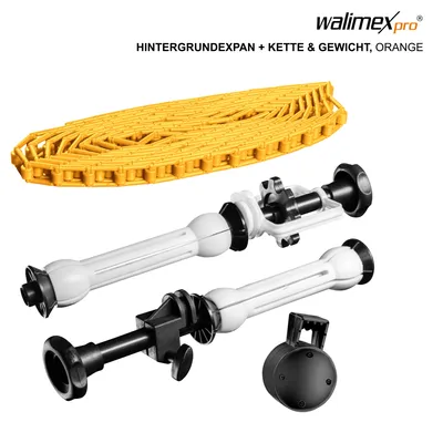Obrázek produktu pro Walimex 12493, Černá, Oranžová, Kov, Plast, 1 kg, 370 mm