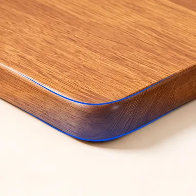 Produktbild von FLEXISPOT Massivholz-Tischplatte aus Gummibaumholz 160x80 cm, 25 mm stark, einteilige Tischplatte mit vorgebohrten Löchern