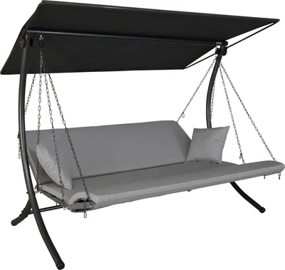 Produktbild von Hollywoodschaukel Luxus Zip granit