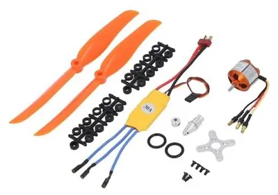 Zdjęcie produktu dla Silnik bezszczotkowy 1400KV esc 30A śmigło 8060 rc quadcopter