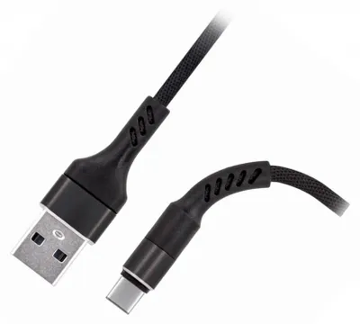 Produktbild von Maxlife USB-C Kabel 1m Schnellladen verstärkt Weiß