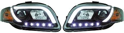 Produktbild von Lighttube Lightbar LED TFL-Optik Scheinwerfer Set Audi A4 B7 schwarz