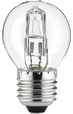 Produktbild von Halogen Tropfen 42W = 60W E27 klar warmweiß dimmbar