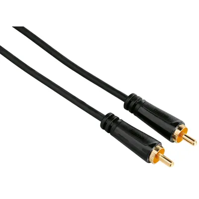 Immagine prodotto di HAMA 1,5 m cavo audio RCA m/m 1,5 m nero (00122153)