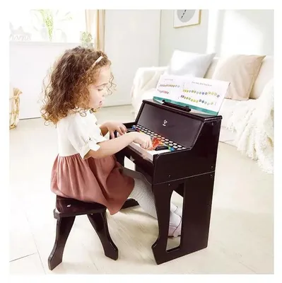 Produktbild von Hape Learn With Lights Schwarzes Klavier mit Hocker
