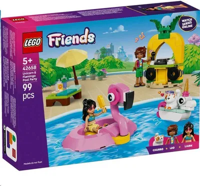 Produktbild von LEGO® Friends 42658 Poolparty mit Einhorn und Flamingo