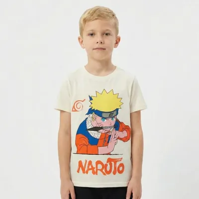 Produktbild von Anime Naruto Shippuden Kinder Jungen kurzarm Shirt T-Shirt – Gelb / 116
