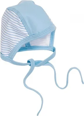 Produktbild von Schnizler Erstlingsmütze Interlock Ringel, in bleu, Größe 38/44
