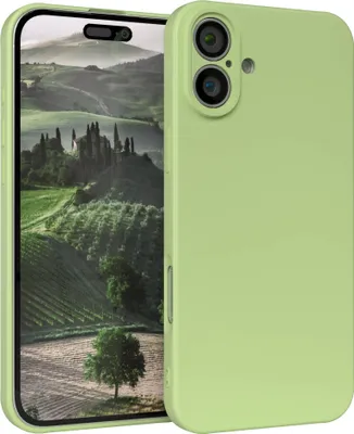 Produktbild von EAZY CASE - TPU Hülle für Apple iPhone 16 Plus, TPU Case stoßfeste Handyhülle, weiches Cover mit Kameraschutz, Silikonhülle in Grün