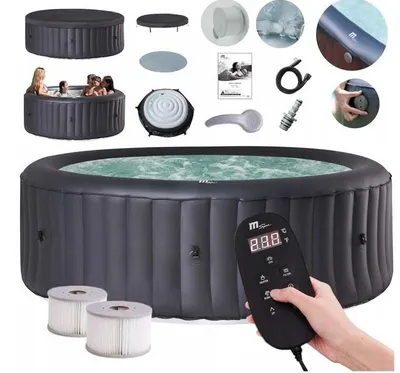 Produktbild von MSpa URBAN RIMBA U-RB082  Aufblasbarer Whirlpool für 8 Personen, 224 x 70 cm