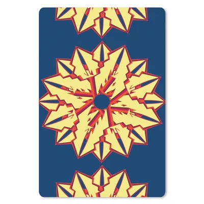 Produktbild von MuchoWow® Mauspad Mousepad Sterne - Muster - Abstrakt 18x27 cm - Mousepads - Maus Mat - Pad - Mausunterlage