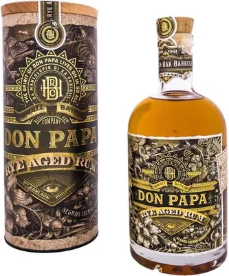 Produktbild von Don Papa Rye Cask + Box 700ml 45% Vol.