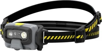 A headlamp is shown against a white background.