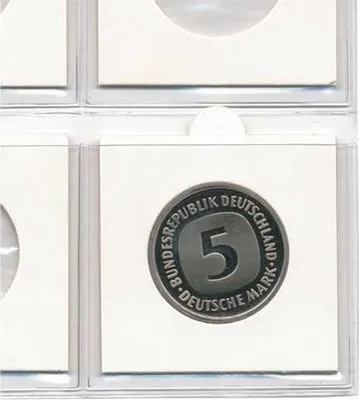 Produktbild von SAFE 100 Münzrähmchen 50x50mm zum Heften Innendurchmesser 15,00 mm
