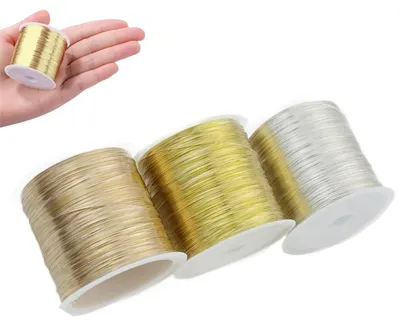 Kupferdraht 0,3 mm x 100 m, 3 Rollen, Gold/Silber/Rotbronze