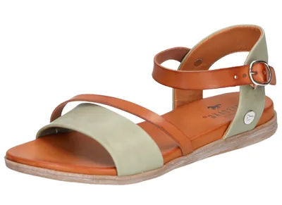 Produktbild von Mustang Damen Sandale Schnalle Riemen flach 1424-807, Größe:40 EU, Farbe:Grün