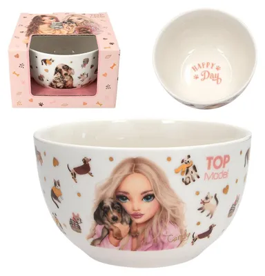 Produktbild von Fur ever Friends - Müslischale in Weiß, mit Model Motiv,