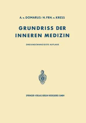 Produktbild von Grundriss der Inneren Medizin