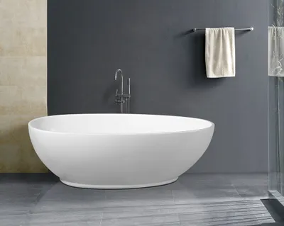 Produktbild von freistehende Badewanne 180 x 90 x 58 cm, BW-IX020