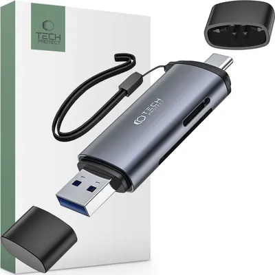 Obrázok produktu pre Tech-Protect card reader Ultraboost SD/microSD USB/USB-C