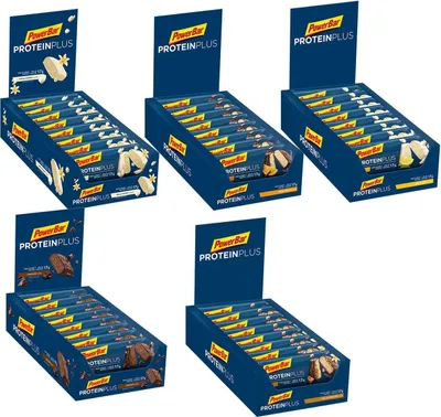 Produktbild von PowerBar Protein Plus Bar 30%, 15 x 55g Riegel BOX Schoko