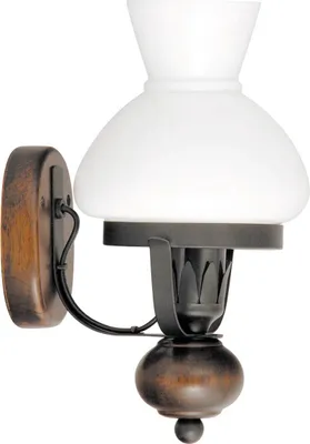 Produktbild von Rabalux 7077 Wandleuchte Petronel, E27-Holz, schwarz, rund, Klassisch, ø150mm