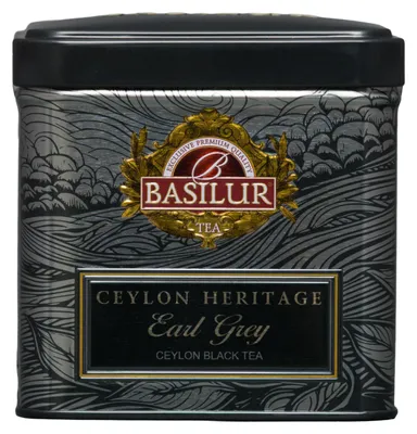 Productafbeelding van Basilur Earl Grey zwarte thee, blik - 50 gram