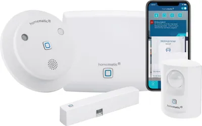 Produktbild von eQ-3 HMIP Starter Set Alarm, Farbe:Weiß
