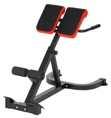 Produktbild von Verstellbare Fitnessbank aus Stahl - Rot/Schwarz, Heimtrainer