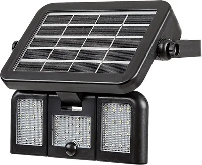 Immagine prodotto di Proiettore solare con sensore LED 9,6W Lihull nero 77020 Rabalux