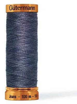 Produktbild von Gütermann Spezialgarn Jeansfaden 100 m Farbe 5154 - blau/weiß