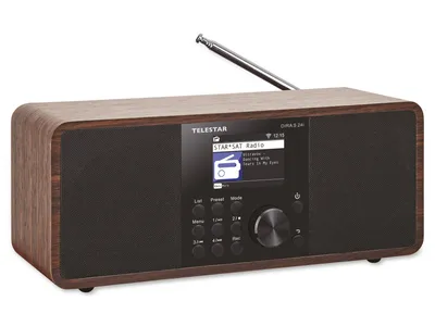 Immagine prodotto di DIRA S 24i Radio stereo multifunzionale DAB+ / FM / Internet / Bluetooth Wood