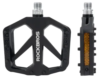 Imagen del producto de Pedales para bicicleta de nylon con reflectores - Plataforma antideslizante