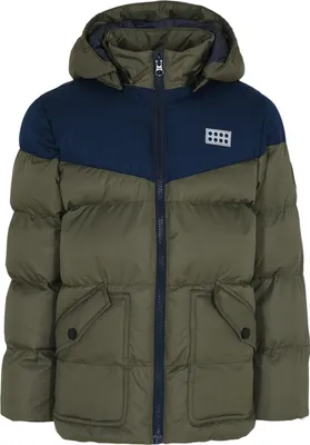 Produktbild von LEGO® Wear Winterjacke mit Kapuze LWJEBEL 733 Uni Dark Khaki 146