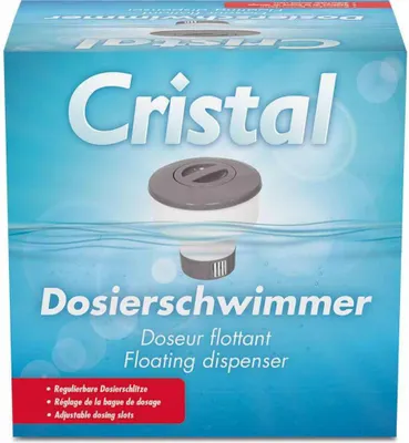Produktbild von CRISTAL Dosierschwimmer Chlordosierer für 200g Tabletten